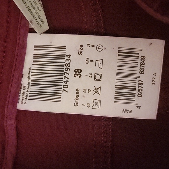 NEW ATELIER GARDEUR Women's Denim 5 Pocket pants size 38 (USA 8) Slim-Fit - Picture 14 of 15